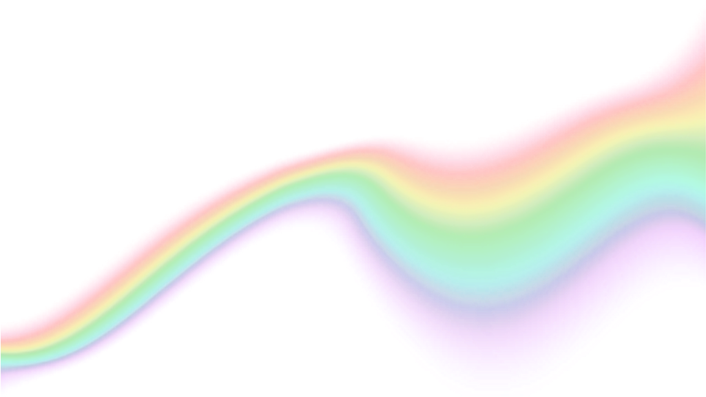 Vibrant Wavy Rainbow Graphic