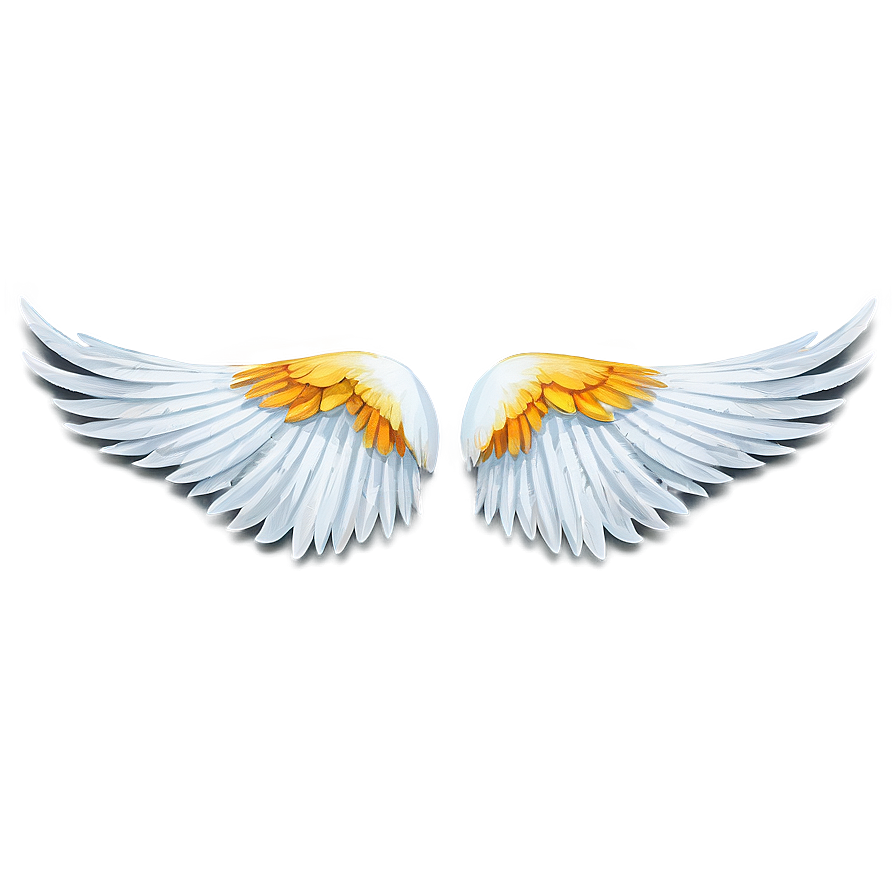 Vibrant White Wings Png 16