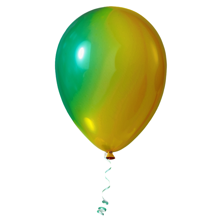 Vibrant Yellow Balloon Png Glt