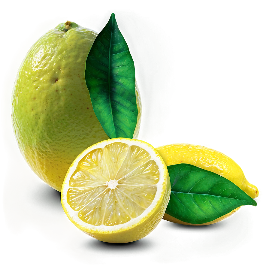 Vibrant Yellow Lemon Png Mus14