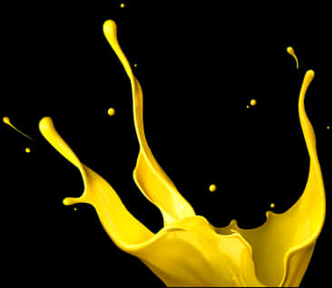 Vibrant_ Yellow_ Paint_ Splash