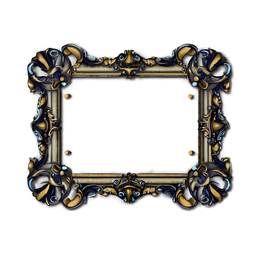 Victorian Fancy Frame Png 06132024