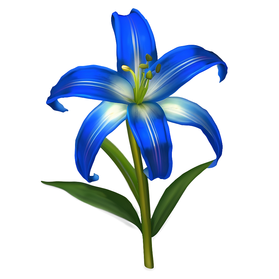 Victorian Lily Decoration Png Owq