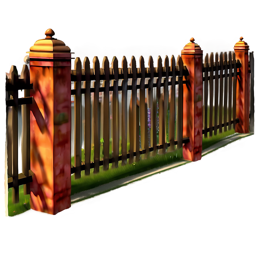 Victorian Style Fence Png Smj77