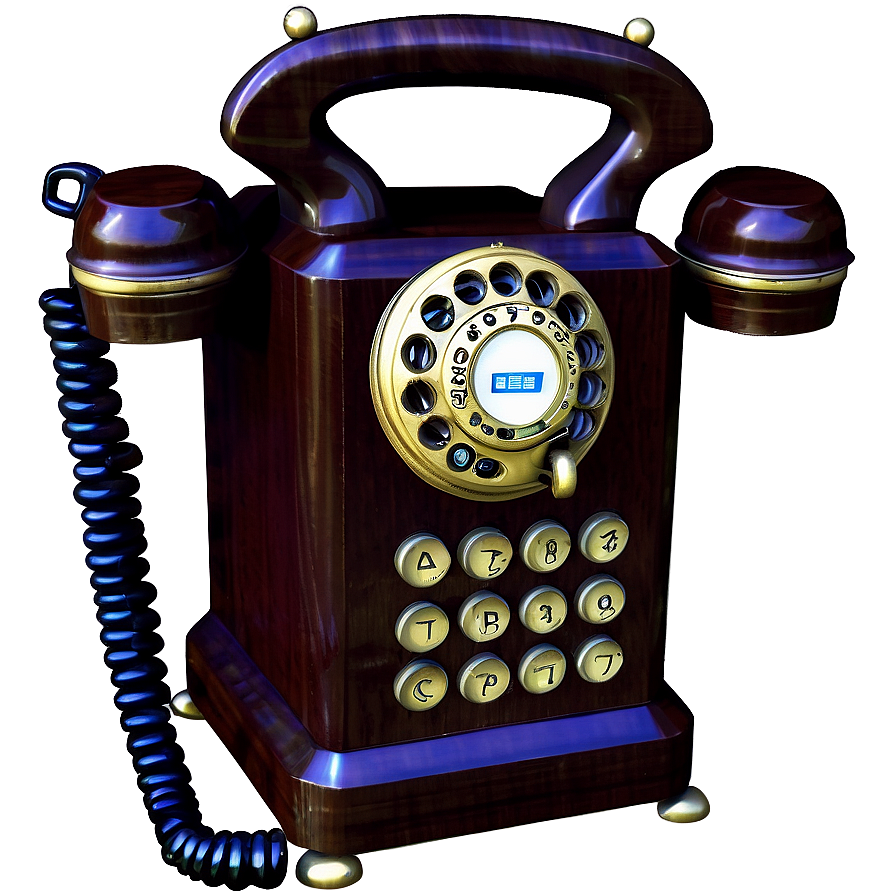 Victorian Style Telephone Png 05252024