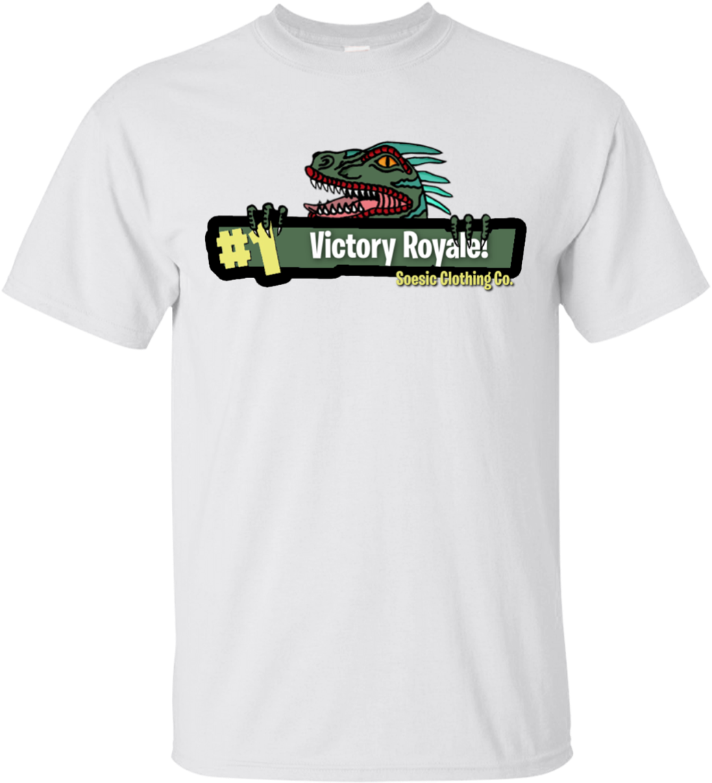 Victory Royale Dinosaur Tshirt Design