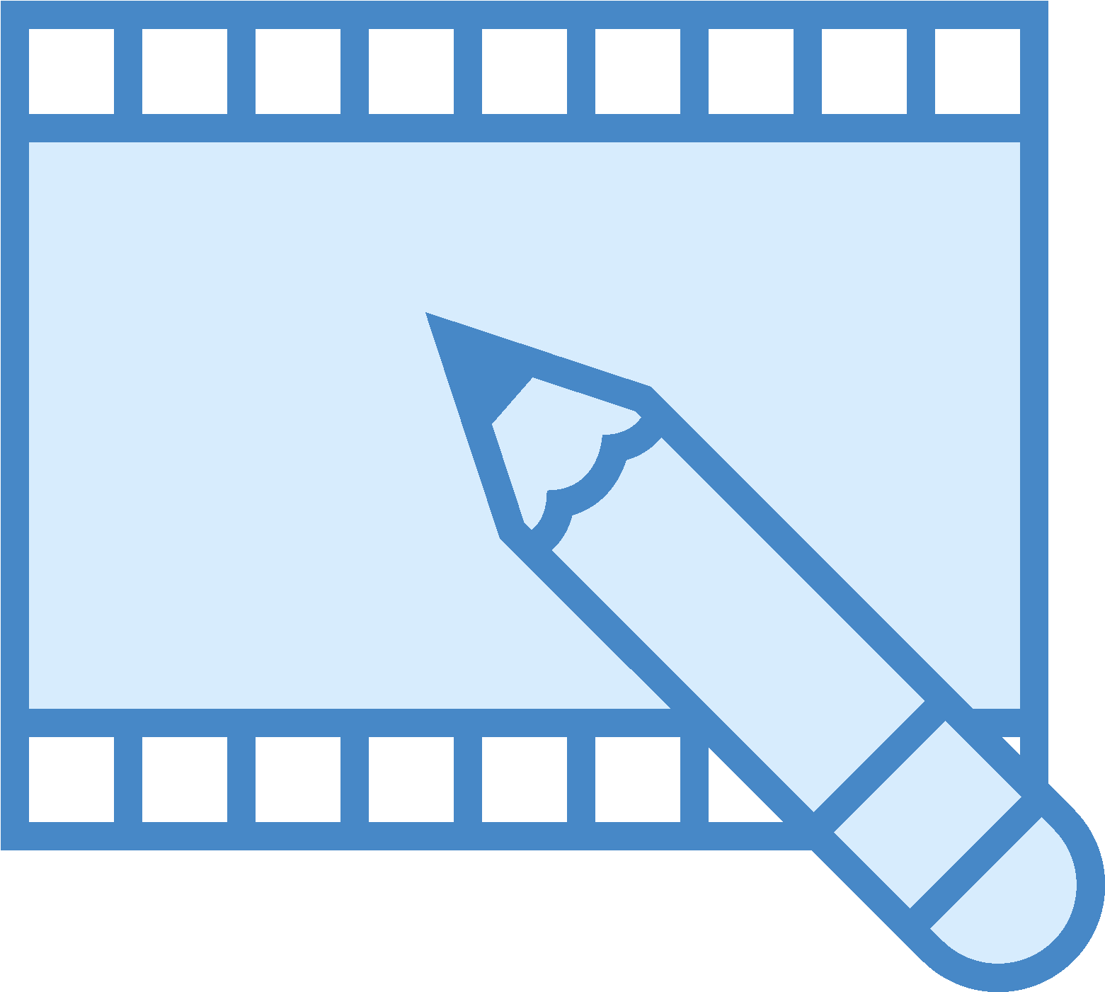 Video Editing Icon Concept