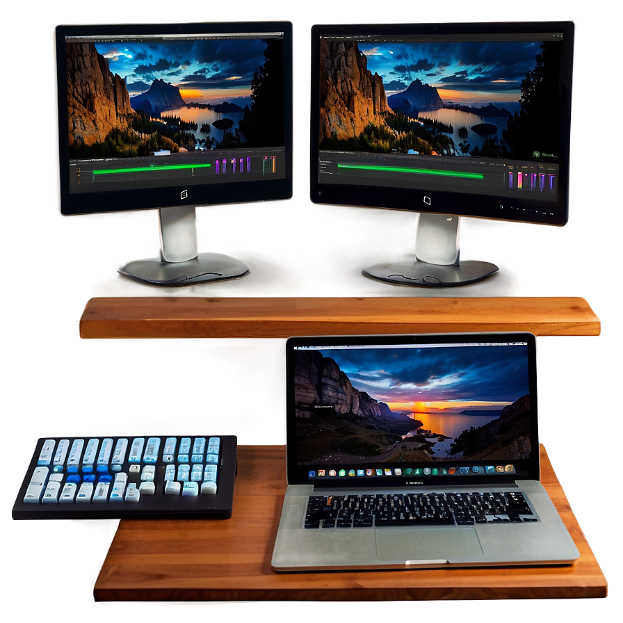 Video Editing Studio Setup Png 06262024