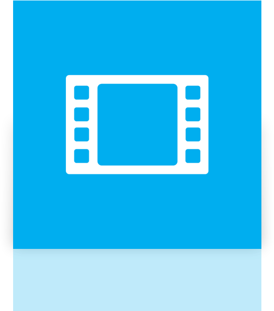 Video Player Icon Graphic