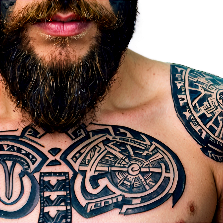 Viking Chest Tattoo Designs Png 83