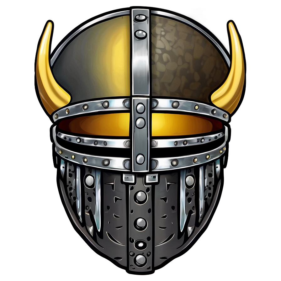 Viking Helmet Tattoo Style Png Nlv