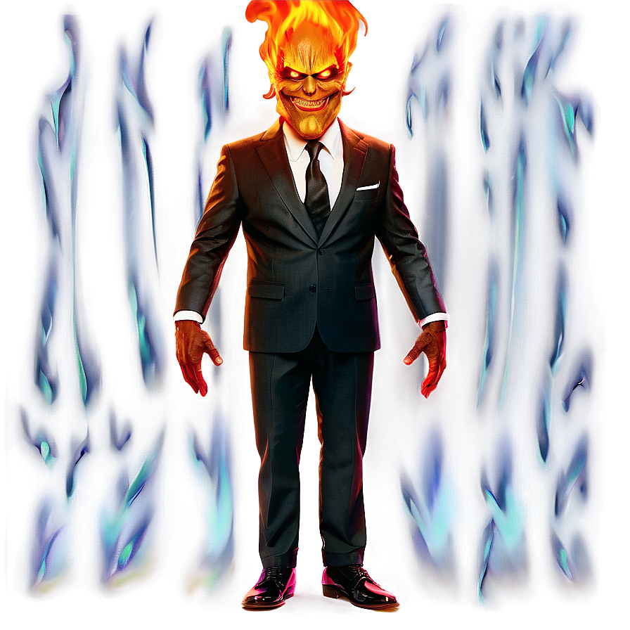 Villain In Flames Png Ydi98