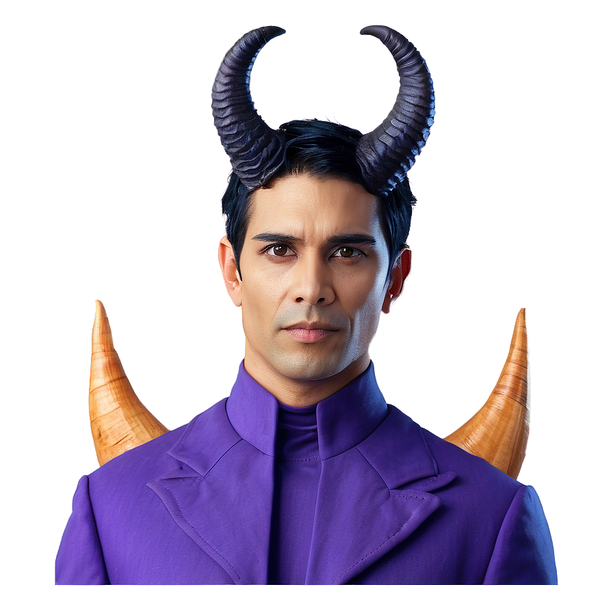 Villain With Horns Png Ske35