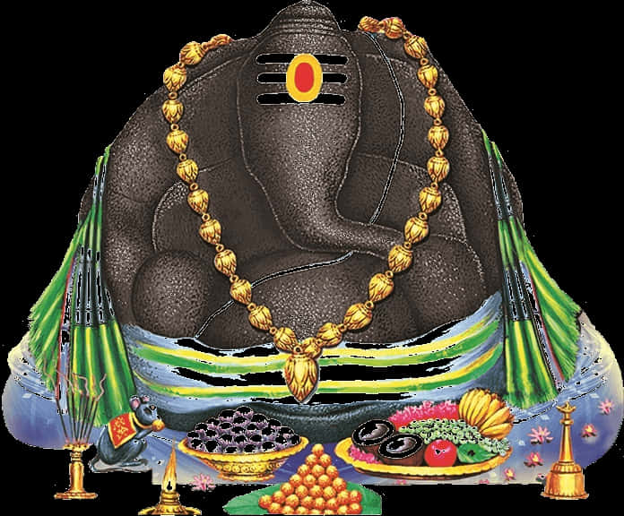 Vinayagar Hindu Deity Illustration