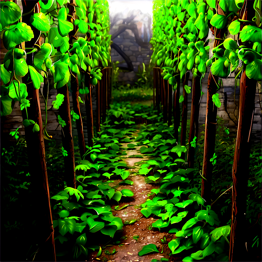 Vine Infested Pathway Png Alo