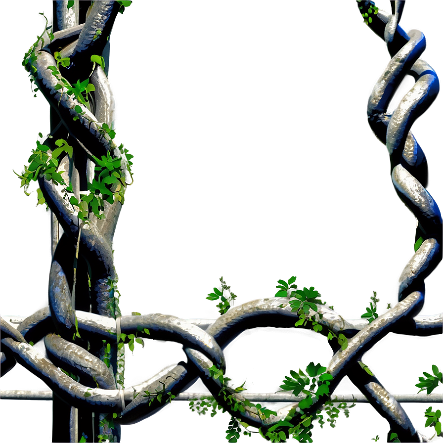 Vine Intertwined Fence Png Pay