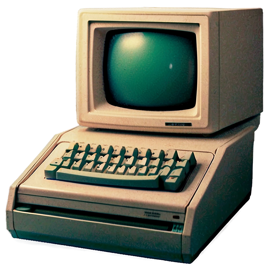 Vintage 90s Computer Png 06252024