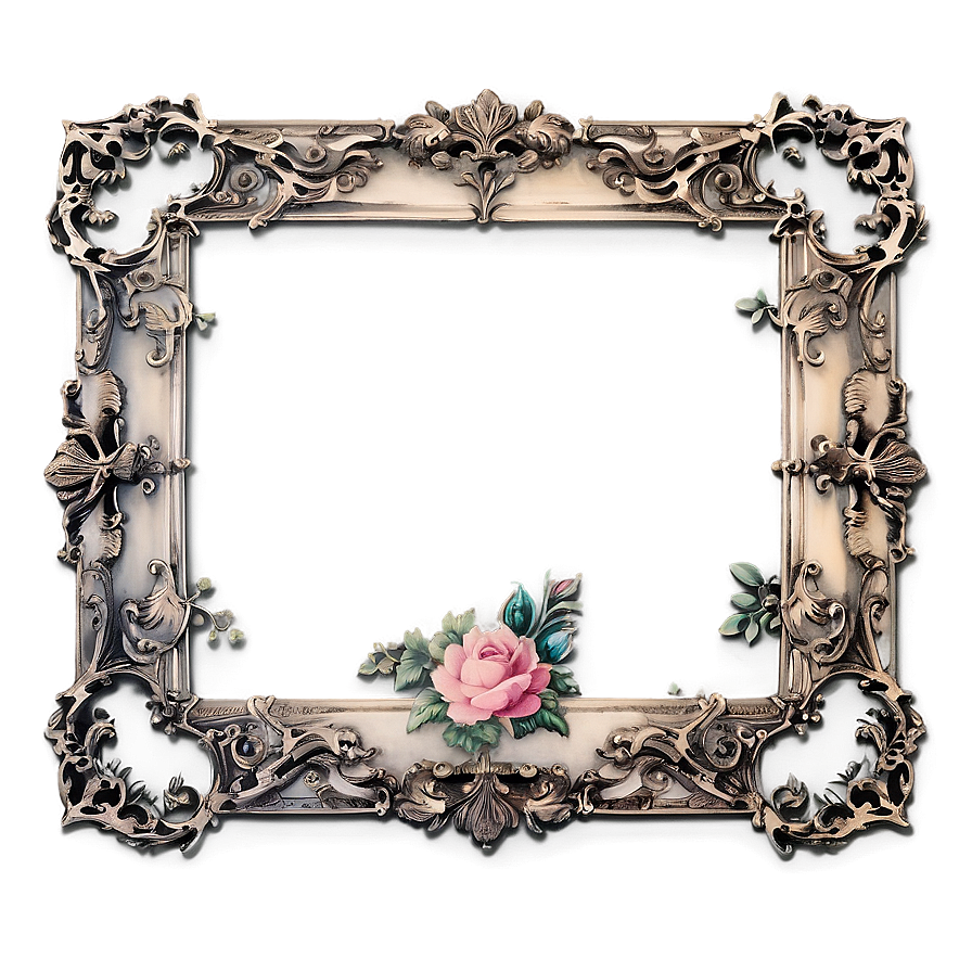 Vintage Aesthetic Frame Png 06272024