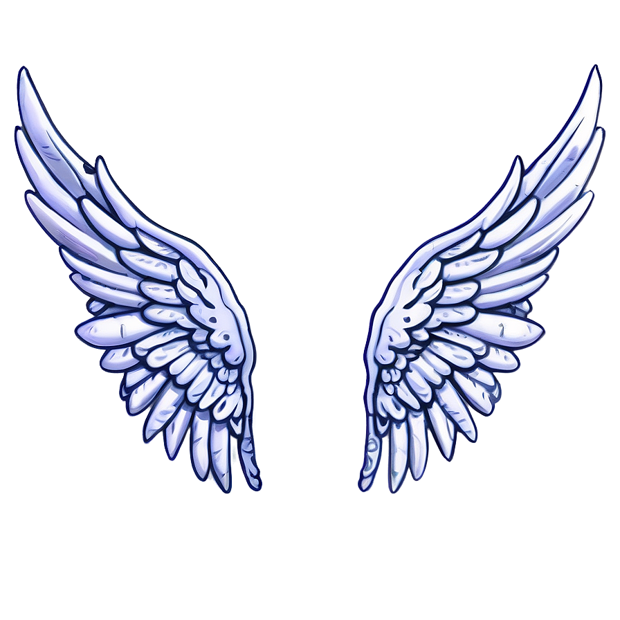 Vintage Angel Wings Graphic Png Igc