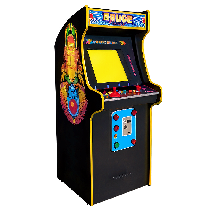 Vintage Arcade Machines Png 06292024