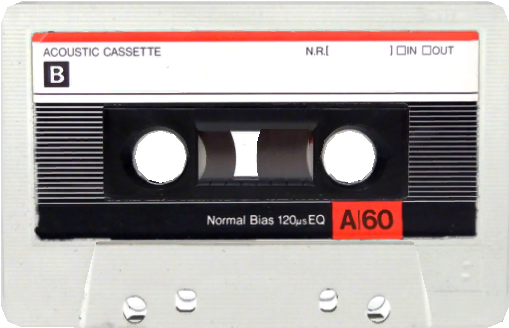 Vintage Audio Cassette Tape Side B