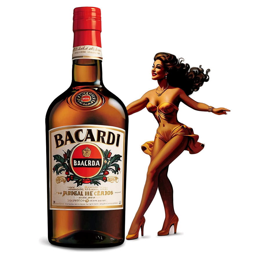 Vintage Bacardi Ad Png 30