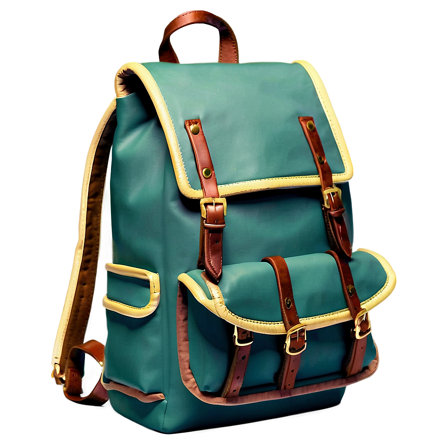 Vintage Backpack Png 05252024