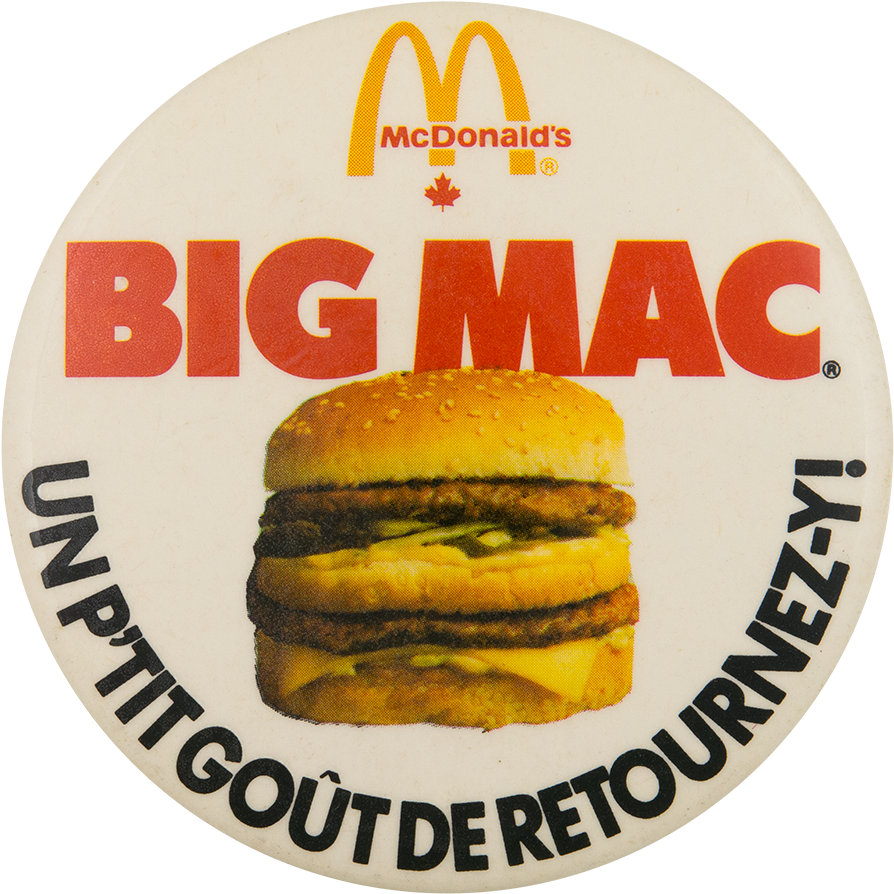 Vintage Big Mac Ad Canada