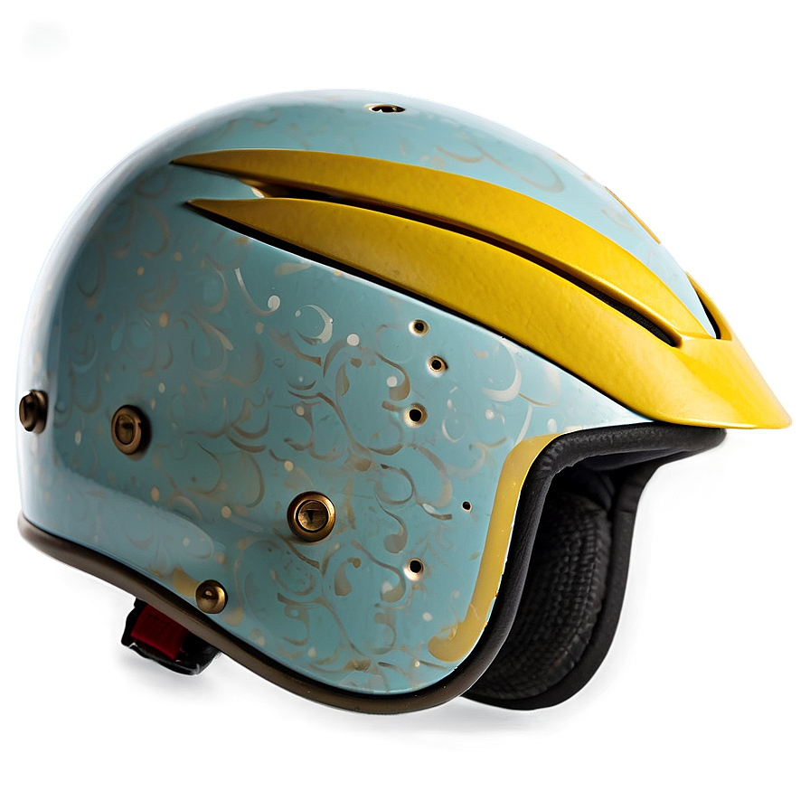 Vintage Bike Helmet Png Isp