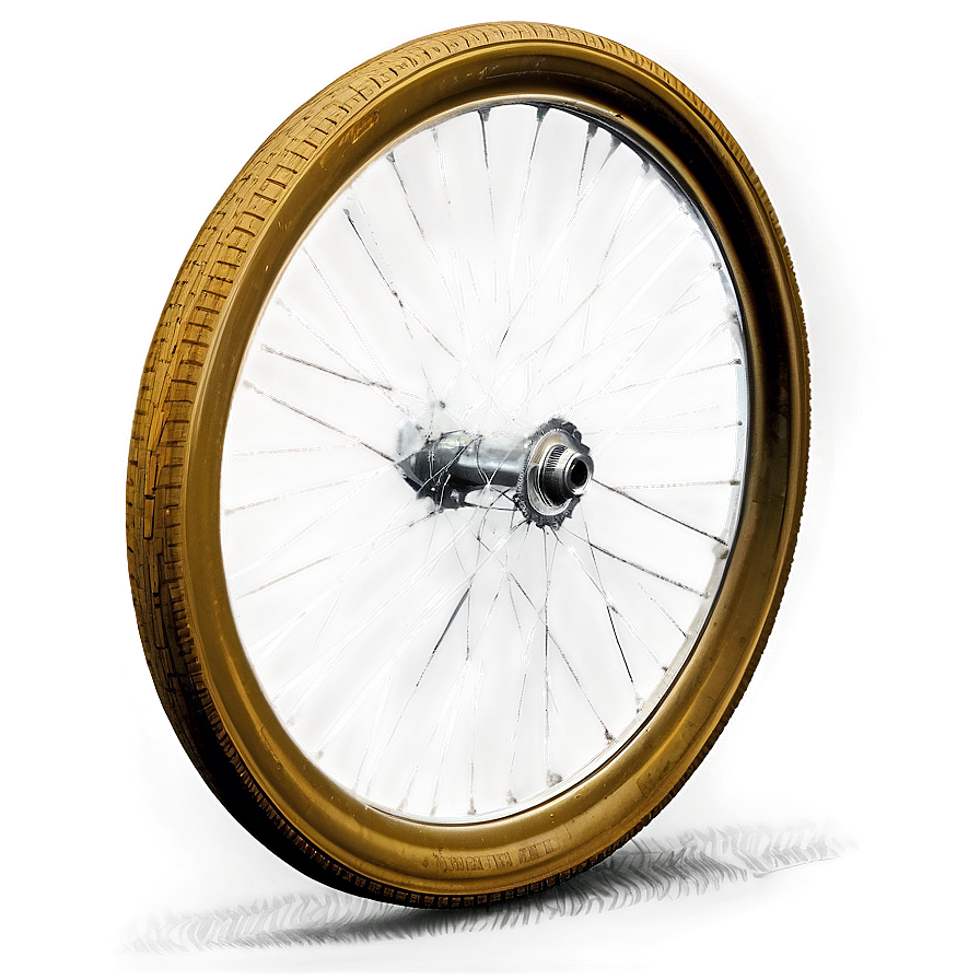 Vintage Bike Wheel Png 06282024