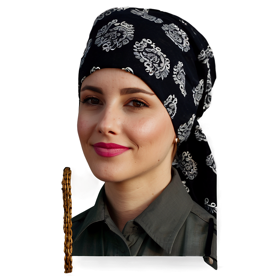 Vintage Black Bandana Png Viy