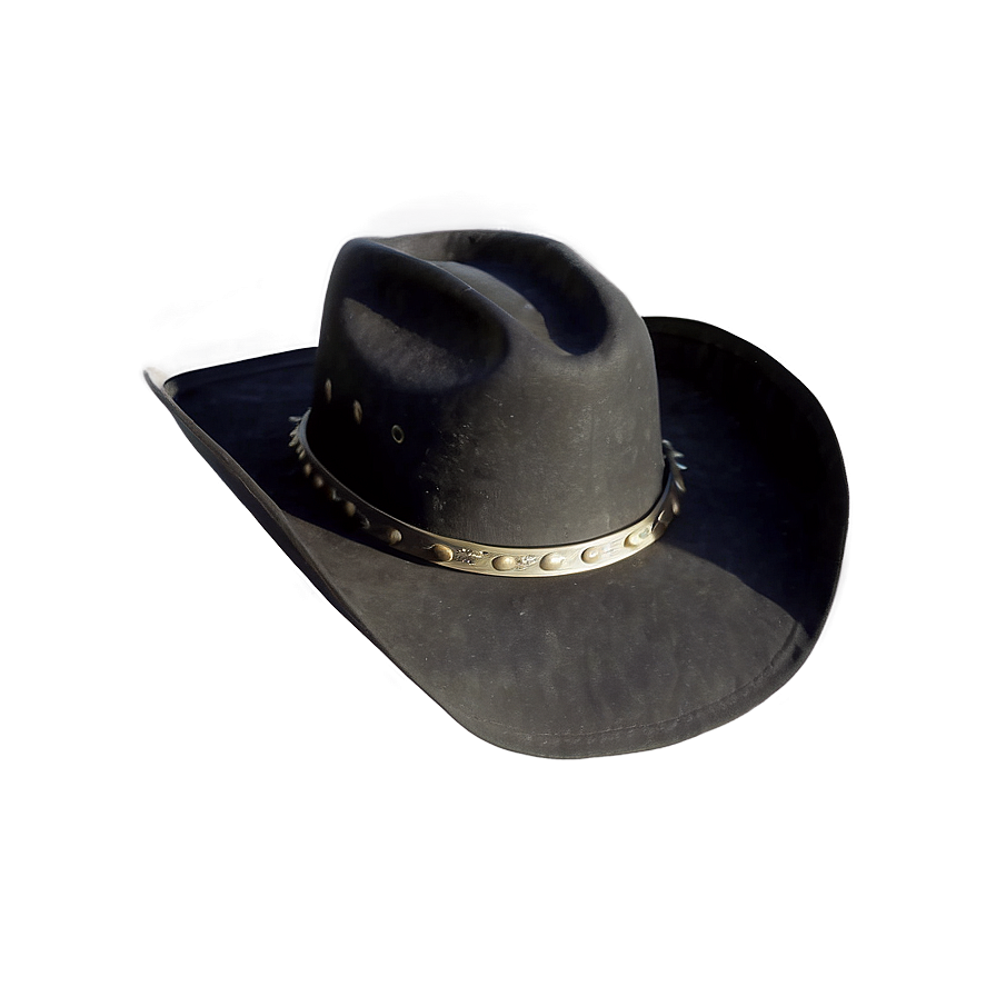 Vintage Black Cowboy Hat Png 06212024