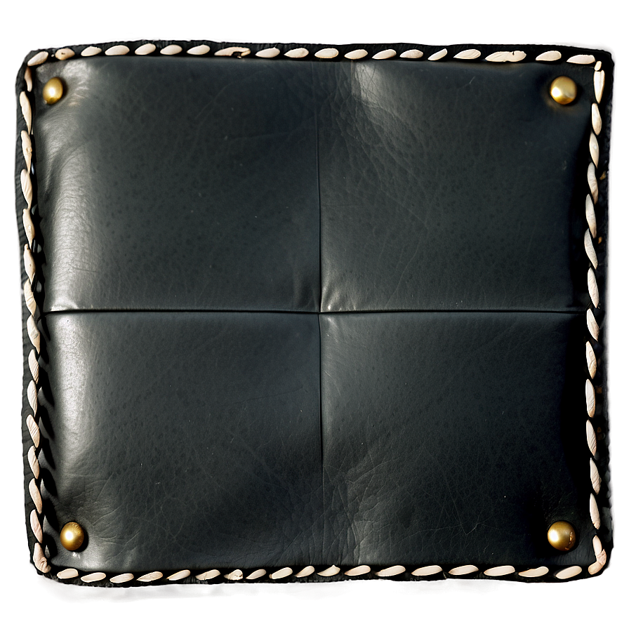 Vintage Black Leather Png Old