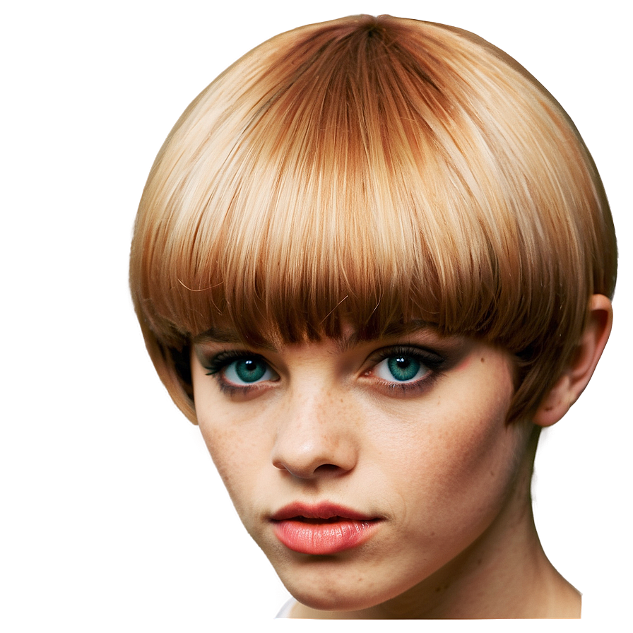 Vintage Bowl Cut Look Png 06212024