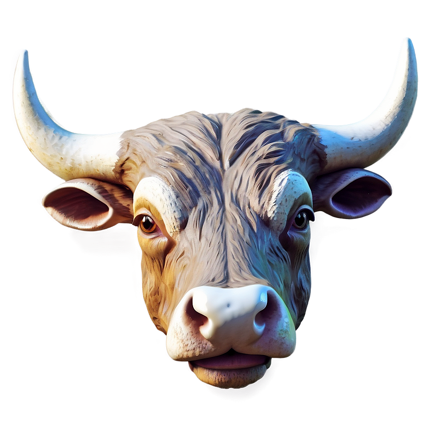 Vintage Bull Head Drawing Png Wfk