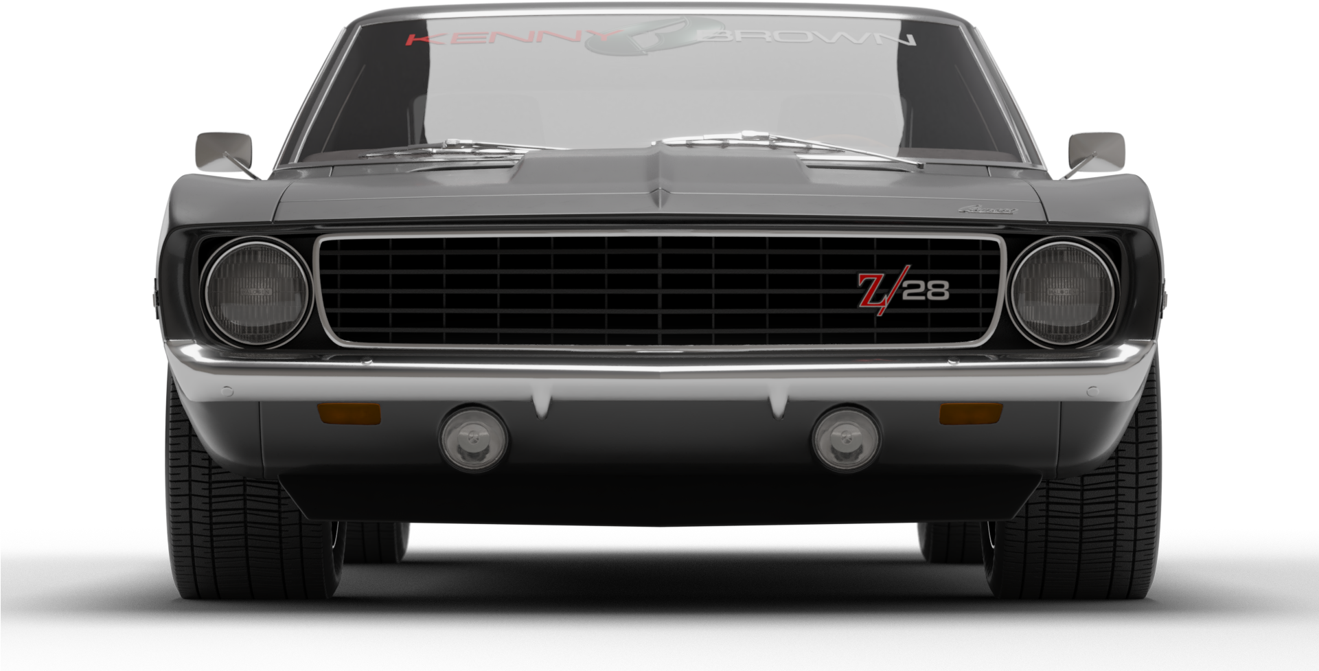 Vintage Camaro Z28 Front View