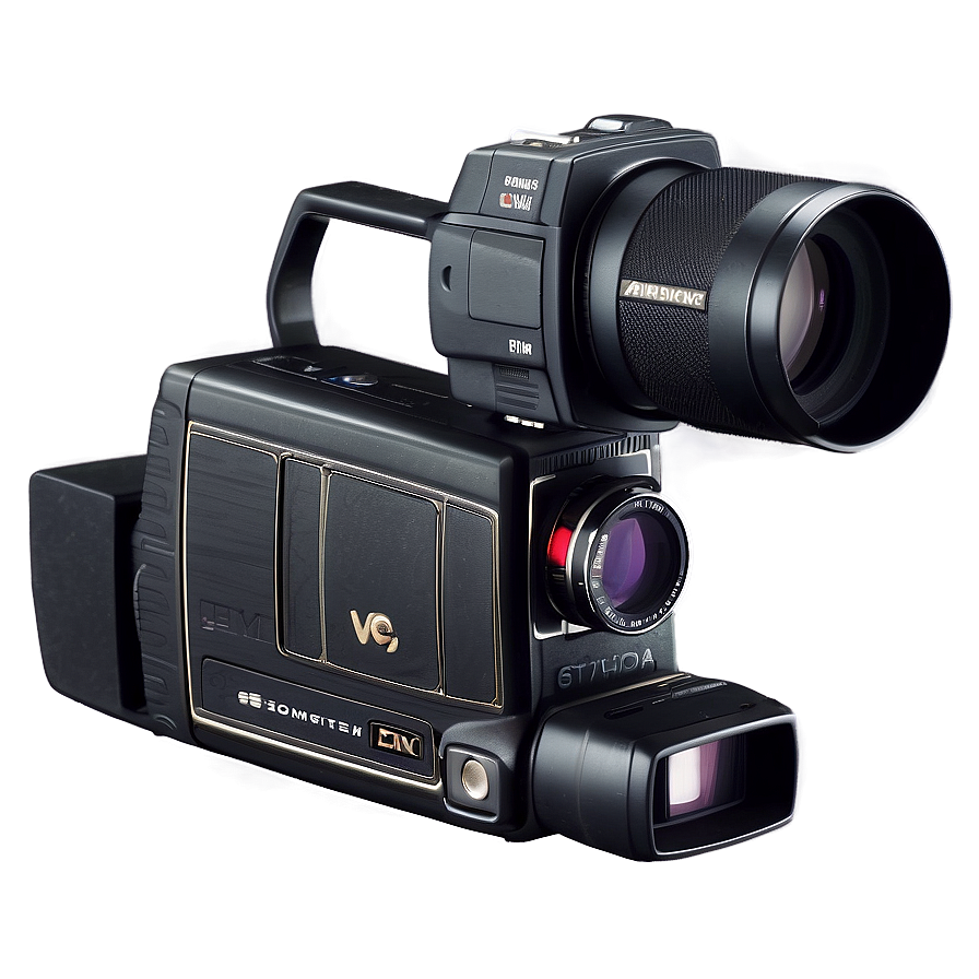 Vintage Camcorder With Vhs Png 05242024