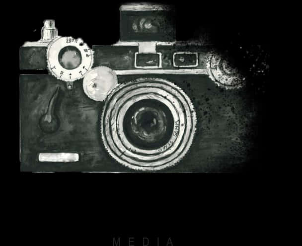 Vintage Camera Artistic Representation