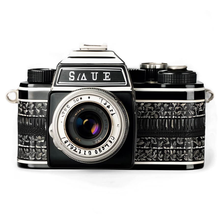 Vintage Camera Front View Png Eua73