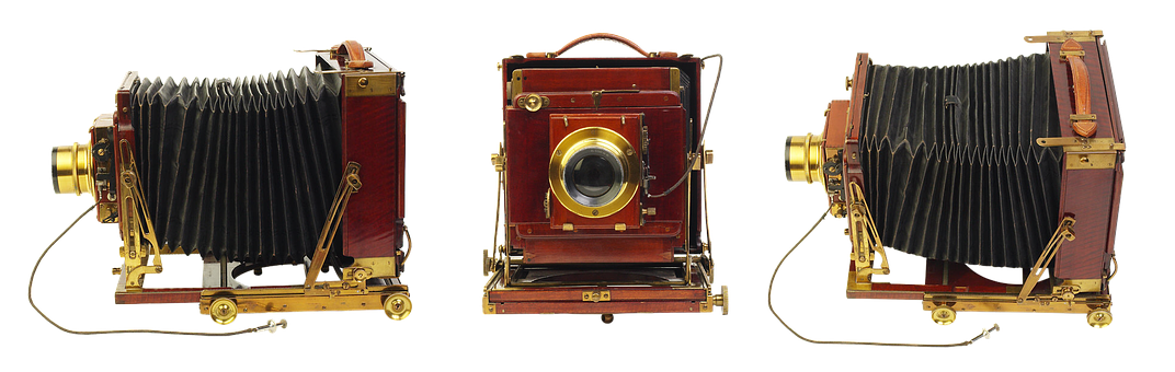 Vintage Camera Three Views