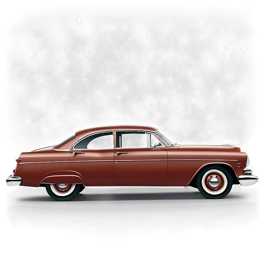 Vintage Car Under The Stars Png Nud52