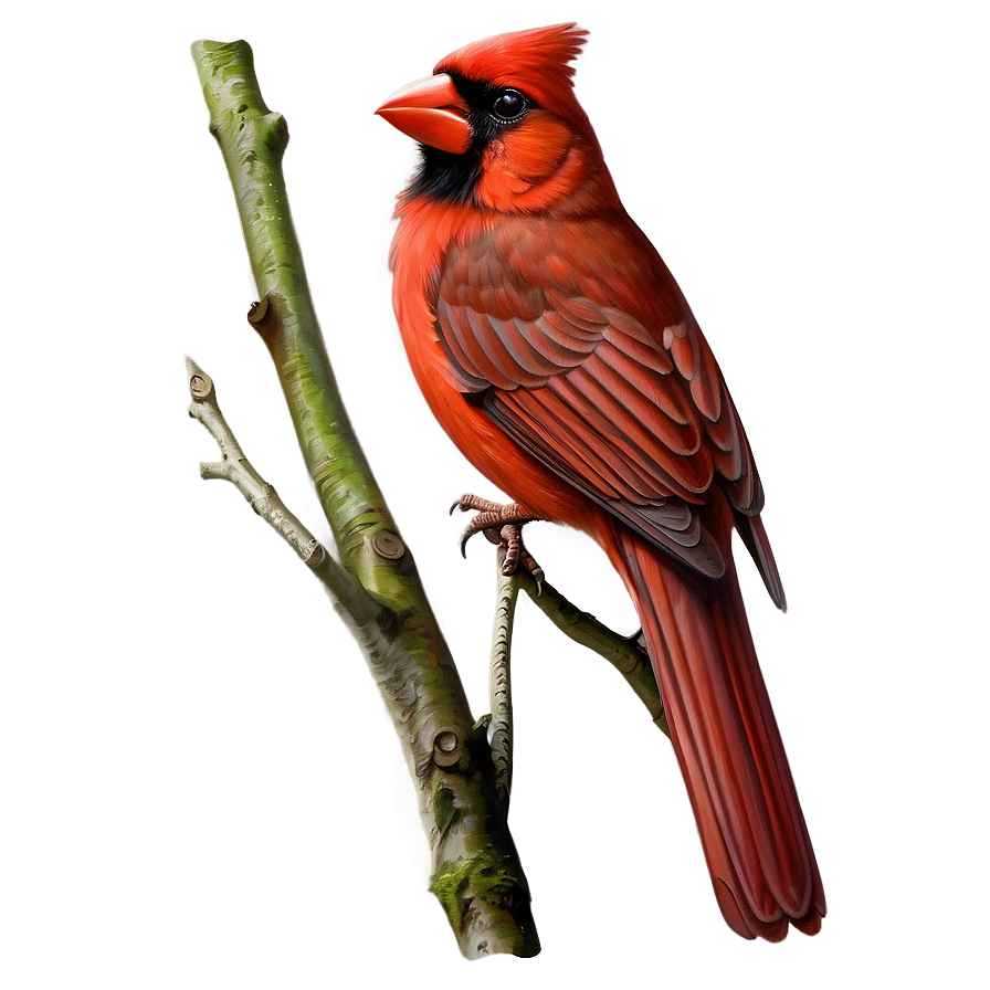 Vintage Cardinal Drawing Png Pxu