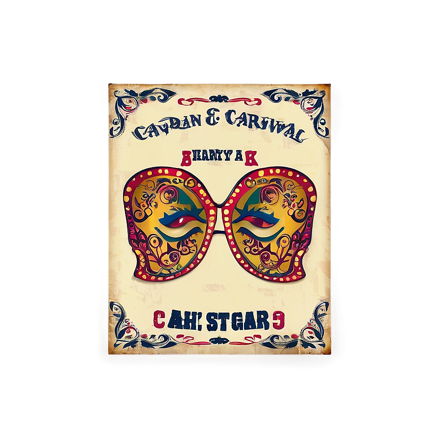 Vintage Carnival Posters Png Fkx86