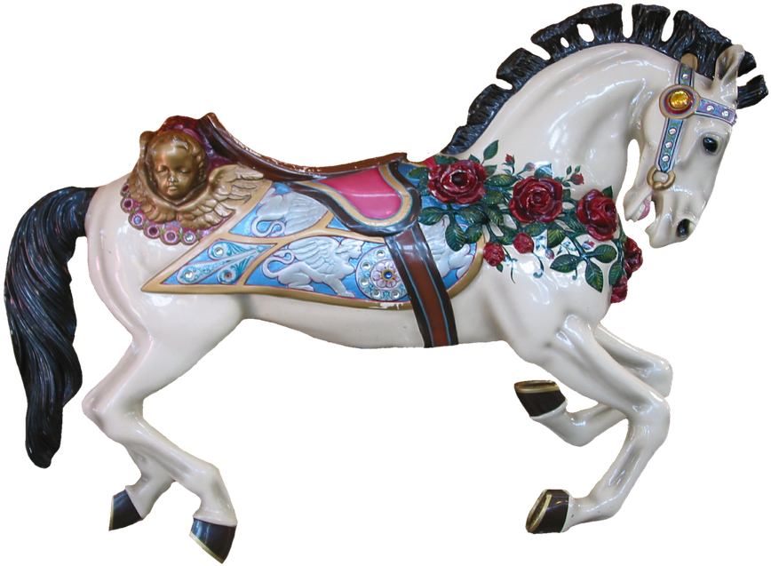 Vintage Carousel Horse Decor