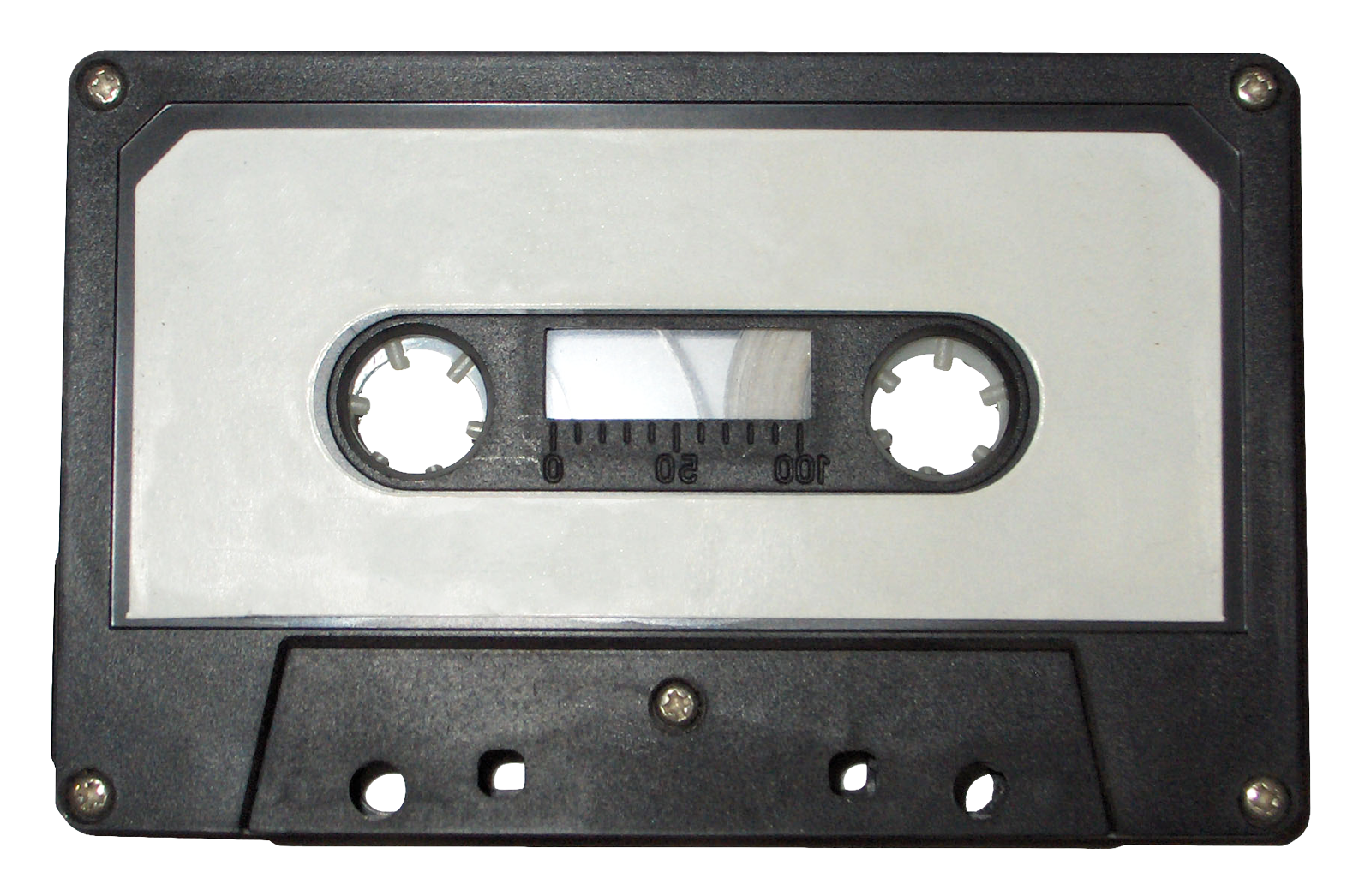 Vintage Cassette Tape Closeup