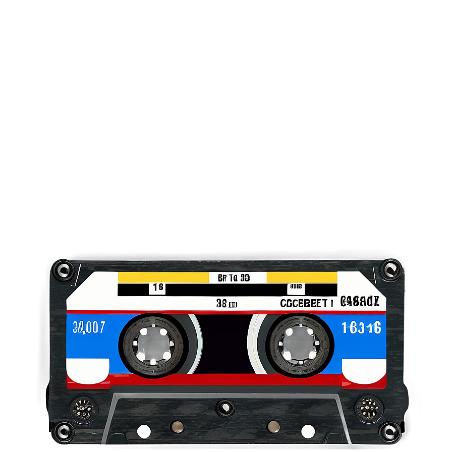 Vintage Cassette Tape Png 06112024