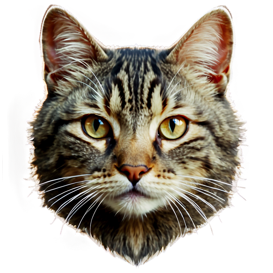 Vintage Cat Face Png 06122024