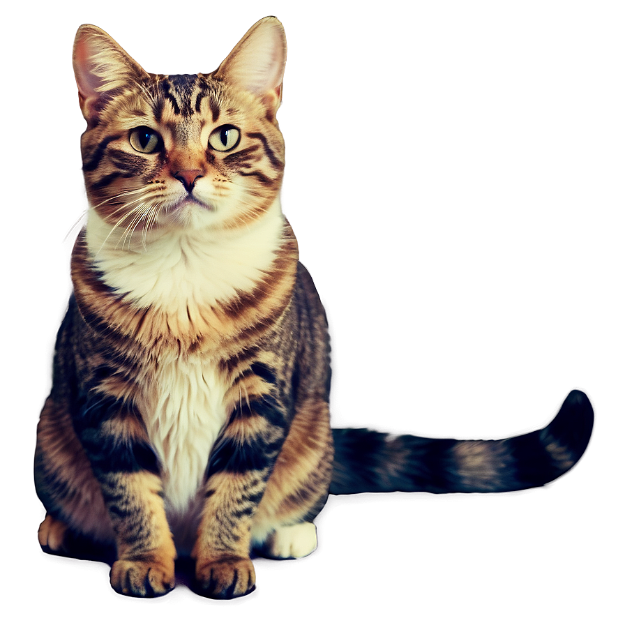 Vintage Cat Filter Png Trb