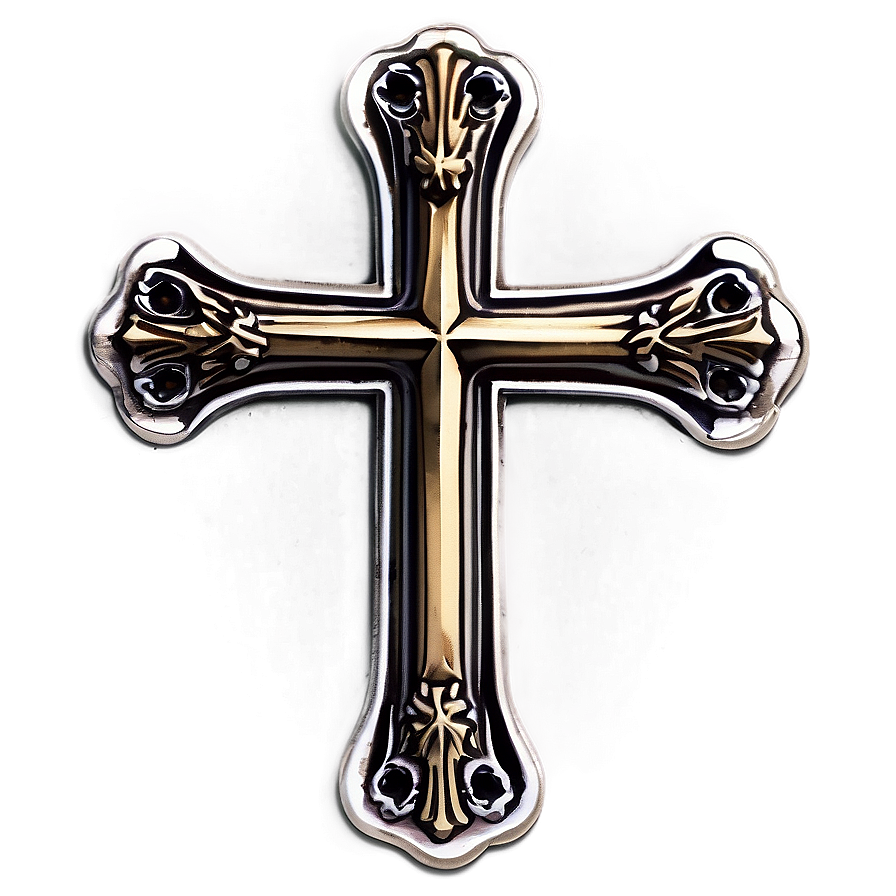 Vintage Catholic Cross Logo Png Tdb71