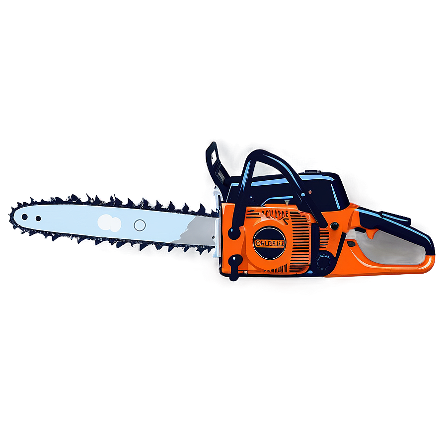 Vintage Chainsaw Graphic Png 1